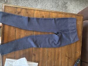 Stelle Women’s Yoga Leggings High Waist Ribbed Workout Pants Navy XS